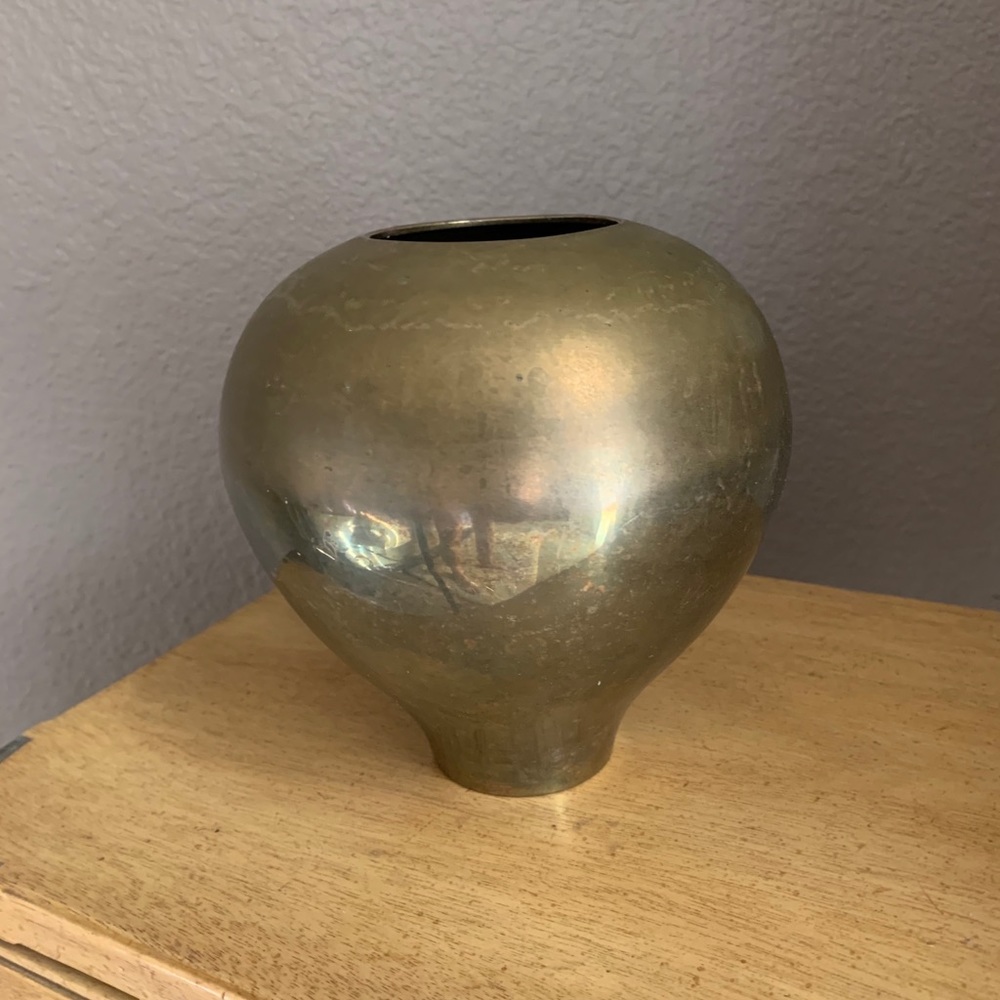 Vintage Brass Vase